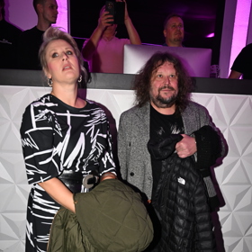 Tereza Černochová a Roman Holý na křtu alba Richarda Müllera.