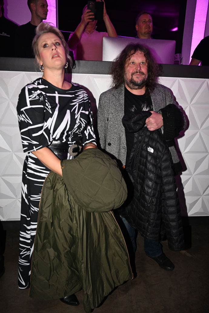 Tereza Černochová a Roman Holý na křtu alba Richarda Müllera.