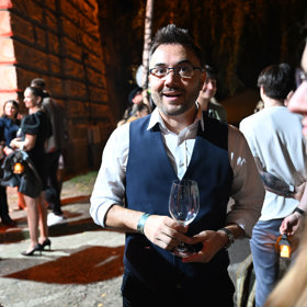 Vladimír Čapek na slavnostní premiéře. 