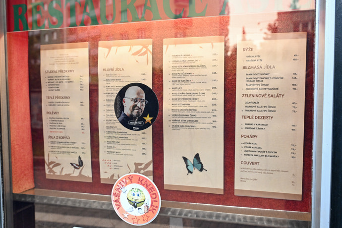 Restaurace si vysloužila jednu hvězdu.