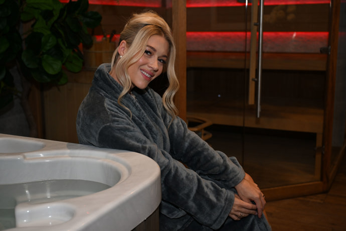 Dominika Myslivcová si užívala luxusu.