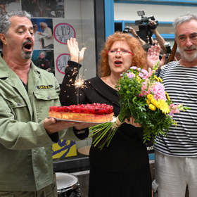 Jaroslava Kretschmerová slavila narozeniny. 