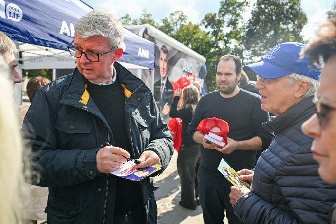 Karel Havlíček na dnešním setkání. 