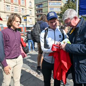 Karel Havlíček hojně diskutoval. 