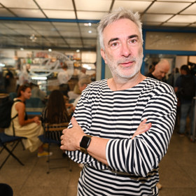 Petr Vacek na tiskové konferenci Studia Ypsilon. 