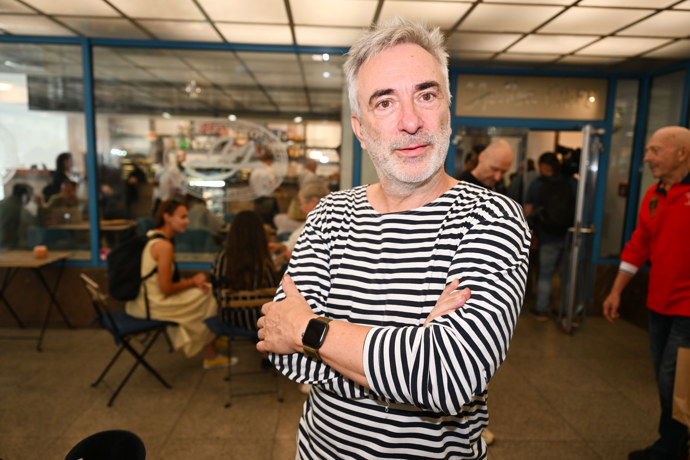 Petr Vacek na tiskové konferenci Studia Ypsilon. 