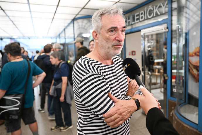 Petr Vacek během rozhovoru pro eXtra.cz. 
