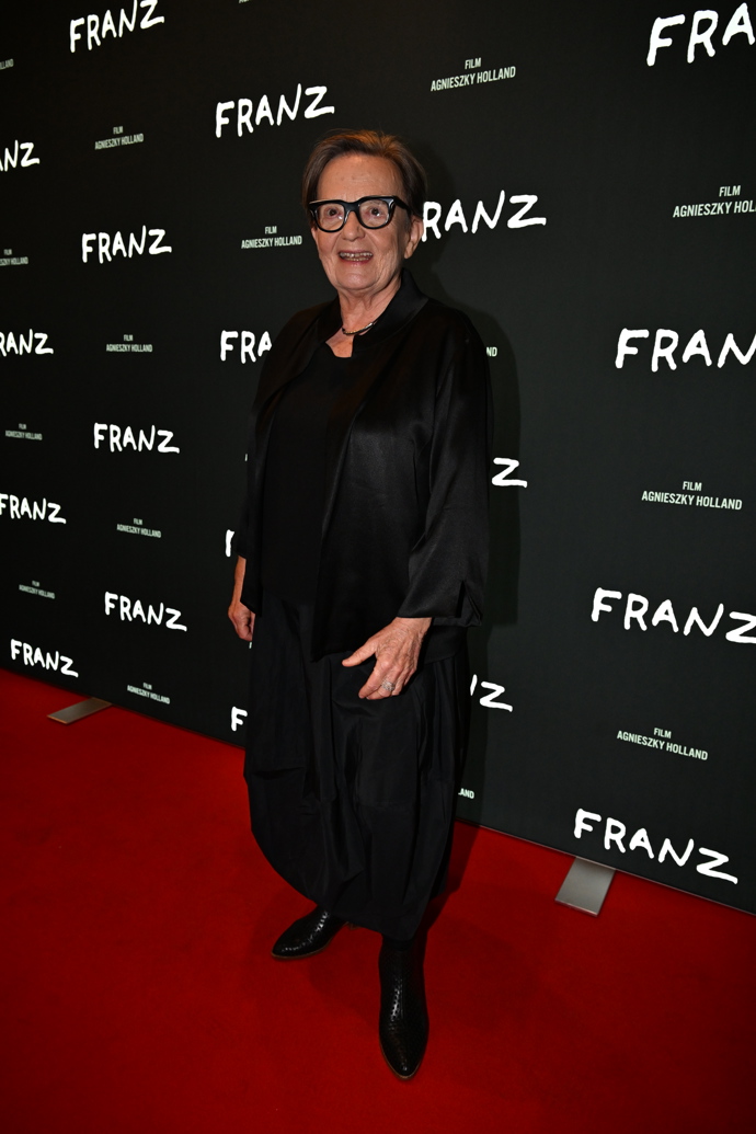 Režisérka Agnieszka Holland na premiéře filmu Franz.