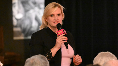 FOTO: Hejtmanka Petra Pecková.