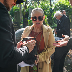 Rodina a přátelé se naposledy loučili s Jiřím Krampolem.