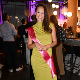 Monika Leová na 20. výročí České Miss. 