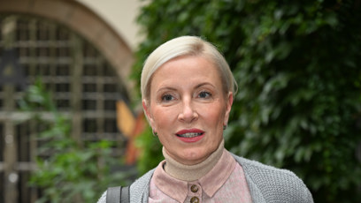 FOTO: Herečka a zpěvačka Renata Drössler na tiskovce k nové sezóně projektu Roztančené divadlo.