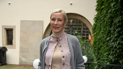 FOTO: Renata Drössler na tiskovce k nové sezóně projektu Roztančené divadlo.