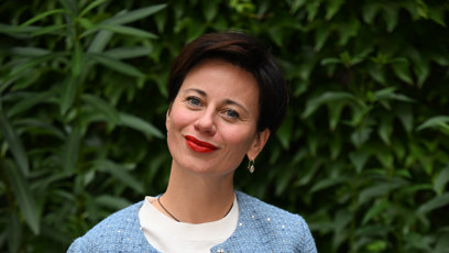 FOTO: Dagmar Zázvůrková vynesla modrý outfit.