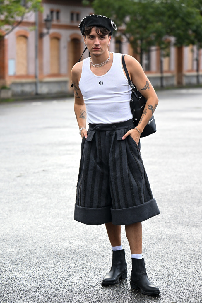 Luboš Kulíšek zvolil originální outfit.
