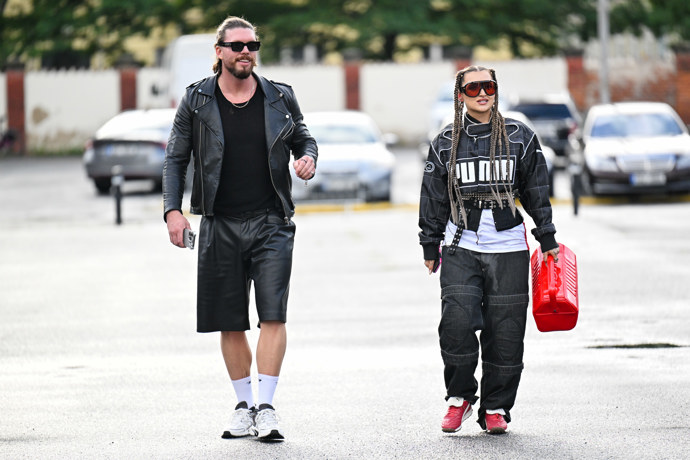 Dorazila i rapperka Sharlota.