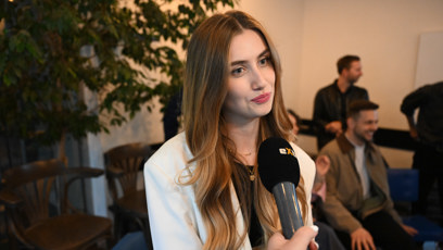 FOTO: Justýna Drábková během rozhovoru pro eXtra.cz.