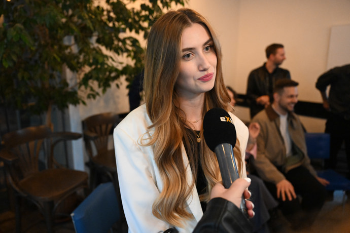 Justýna Drábková během rozhovoru pro eXtra.cz.