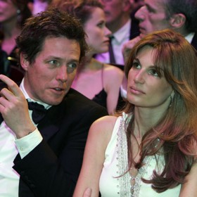 Hugh Grant s expartnerkou Jemimou Goldsmith.