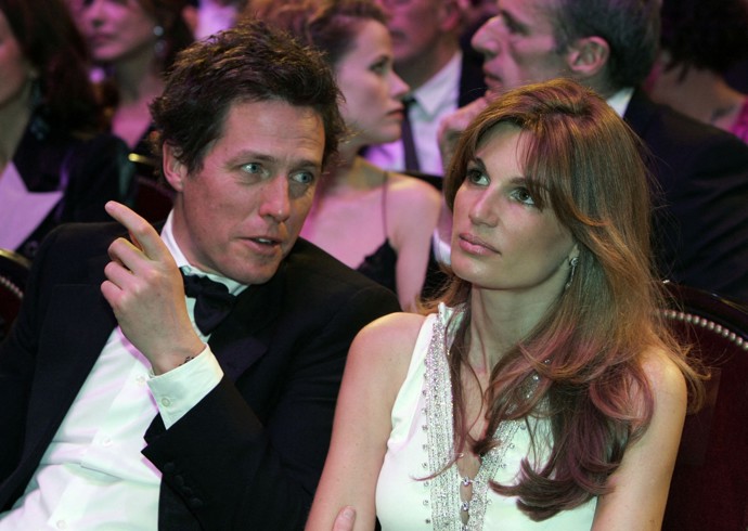 Hugh Grant s expartnerkou Jemimou Goldsmith.