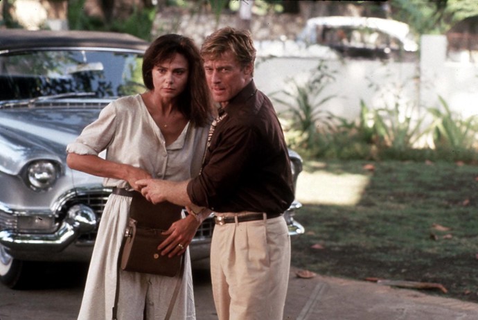 Robert Redford s přítelkyní Lenou Olin.