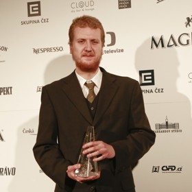 Syn Jiřího Schmitzera Jiří v roce 2014.