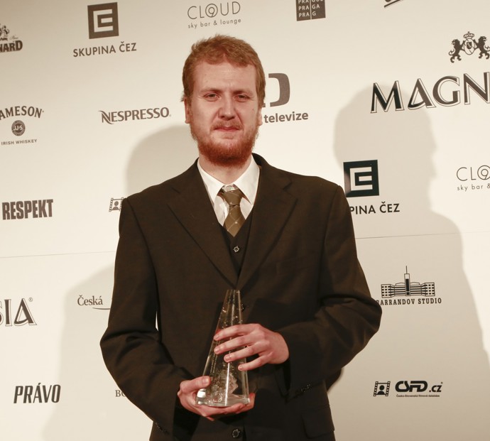 Syn Jiřího Schmitzera Jiří v roce 2014.