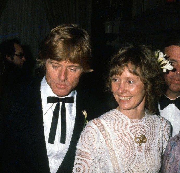 Robert Redford se svou první ženou Lolou.