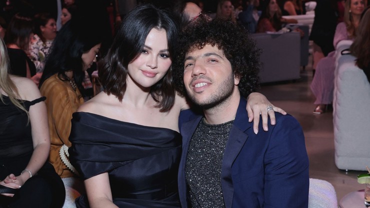 Selena Gomez se snoubencem Benny Blancem.