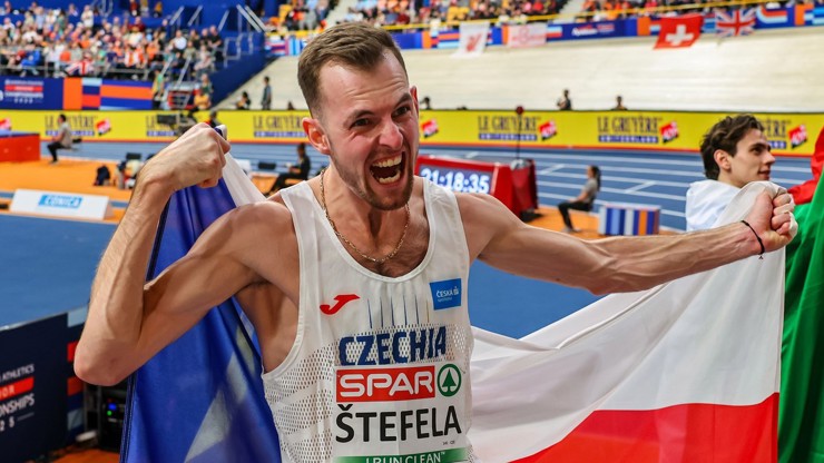 Jan Štefela je úspěšný atlet.