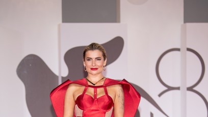 FOTO: Anna Stukkert na Benátském filmovém festivalu.