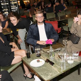 Bořivoj a Marie na premiéře filmu "Srnky". 