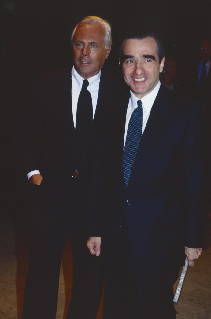 Giorgio Armani a Sergio Galeotti