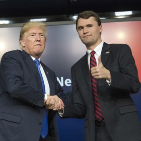 Charlie Kirk byl podporovatel Donalda Trumpa.