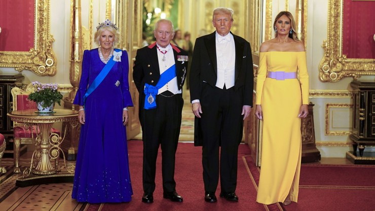 Královský banket pro Donalda Trumpa.