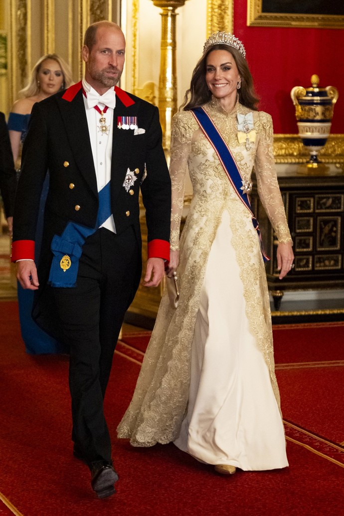 Královský banket pro Donalda Trumpa.