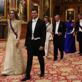 Královský banket pro Donalda Trumpa.