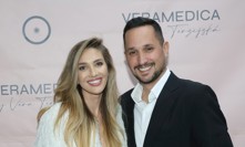 Marek s Michaelou se usmívali na všechny strany. 