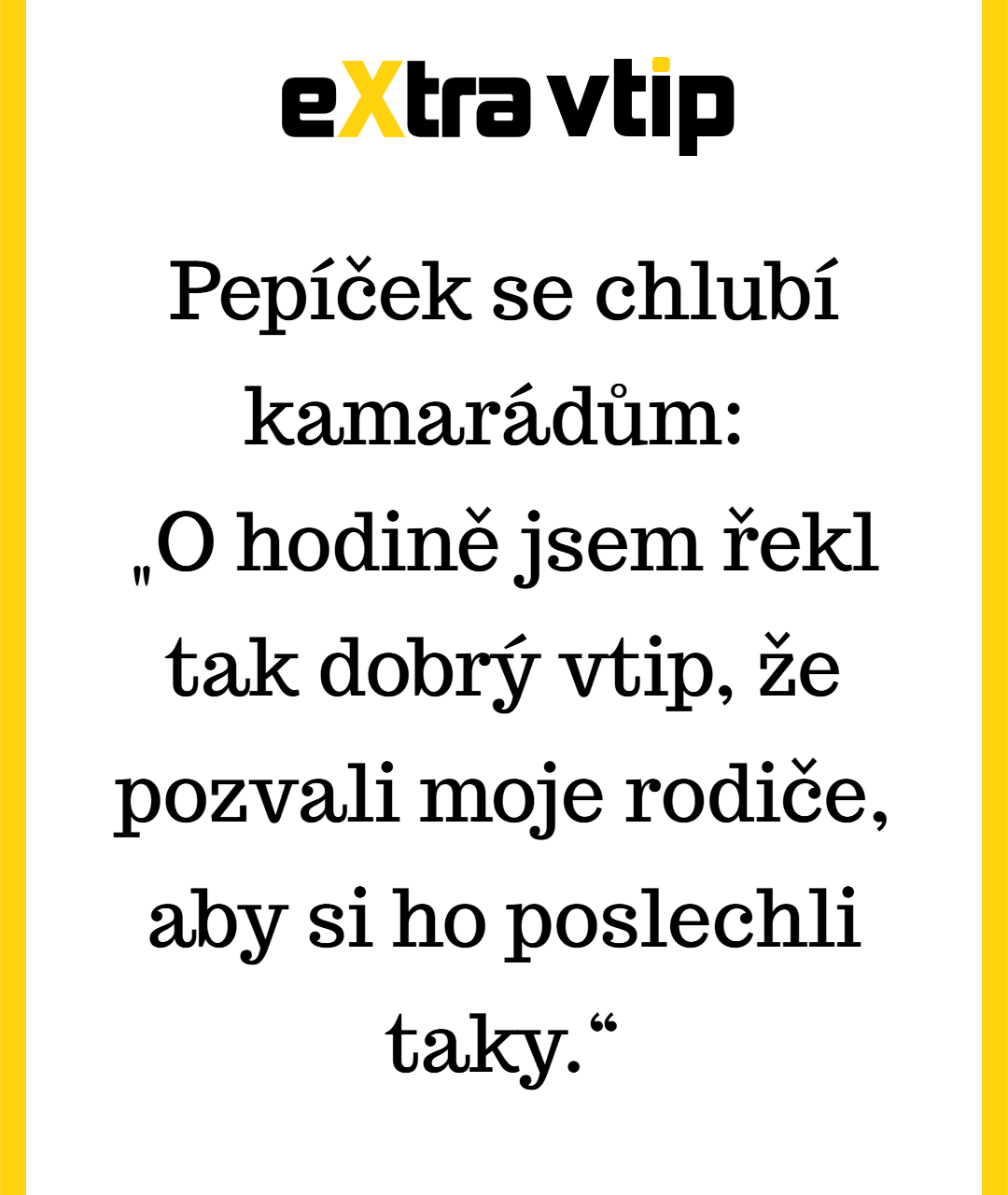 Když je tvůj vtip tak silný, že přivolá rodiče do školy
