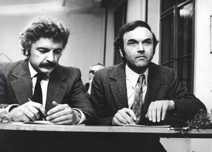 Nerozlučná dvojka? Smoljakův syn Filip tvrdí opak. Snímek, na kterém je s Janem Svěrákem, pochází z mnoha generacemi oblíbeného filmu Marečku, podejte mi pero.