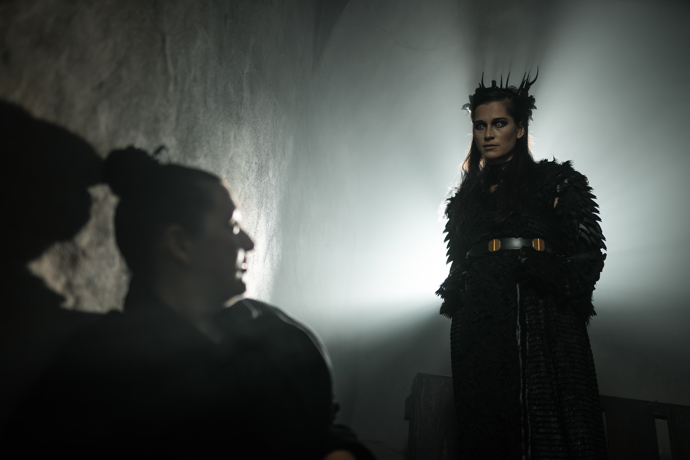 Snímek z natáčení nové pohádky Zrození alchymistky.