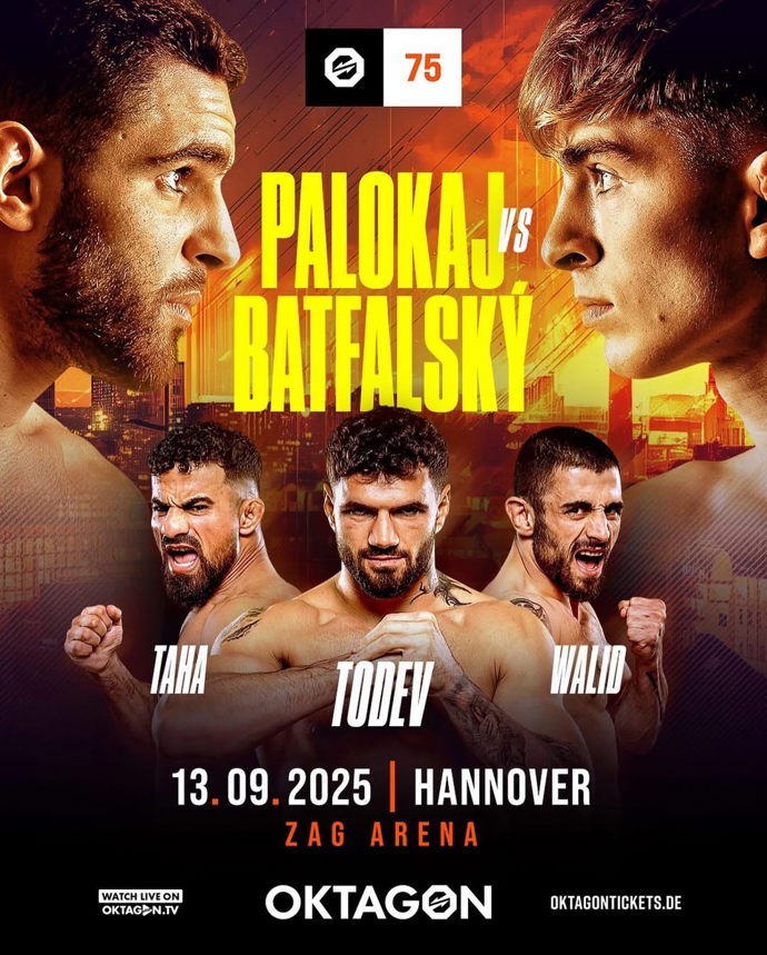 Jakub Batfalský se v hlavním zápase na Oktagonu 75 postaví proti Gjoni Palokajovi.