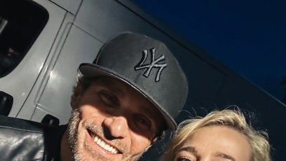 FOTO: Kateřina Pokorná a Leoš Mareš na spoečné fotce.