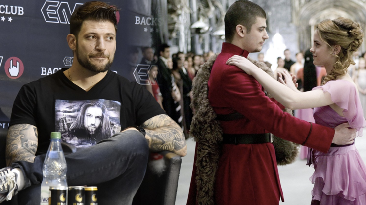 Hvězda Harryho Pottera se proměnila k nepoznání. Hezoun Krum je potetovaným svalovcem, brzy se objeví v Brně