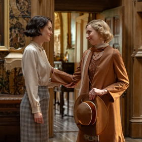 Michelle Dockery a Laura Carmichael v Panství Downton: Velké finále.