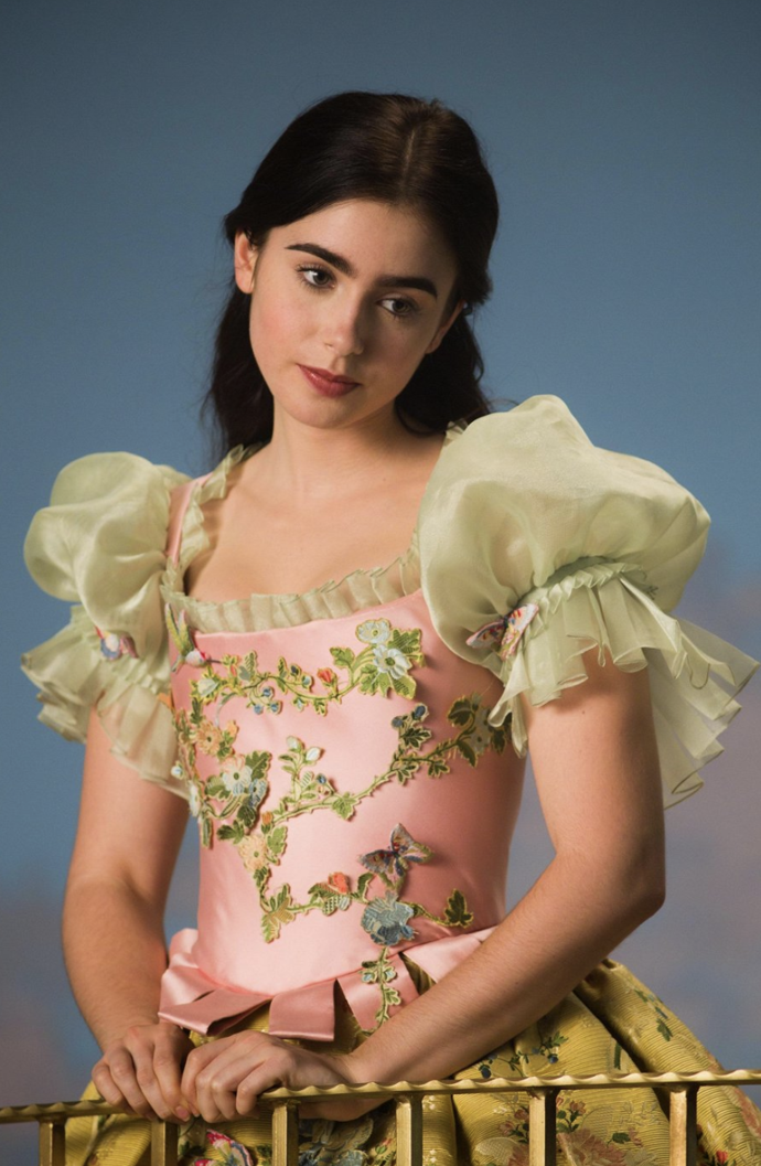 Lily Collins před lety jako Sněhurka.