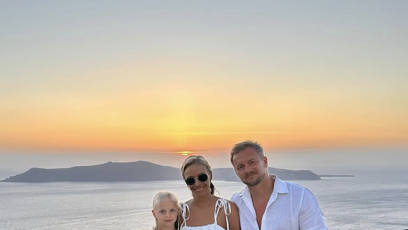 FOTO: Markéta Konvičková se snoubencem René Kubošem a dcerkou Amálkou.