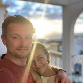 Markéta Konvičková s milovaným snoubencem René Kubošem.