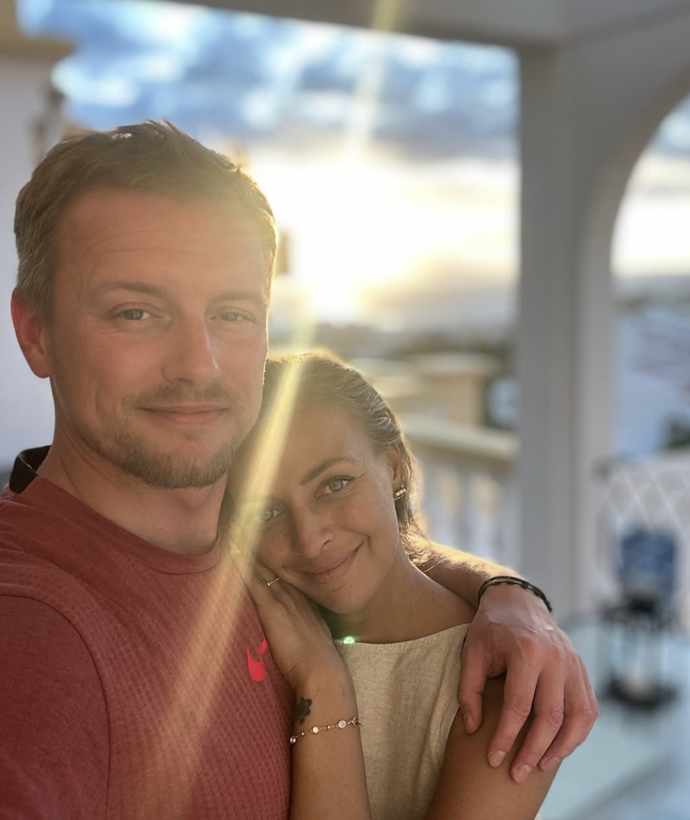 Markéta Konvičková s milovaným snoubencem René Kubošem.