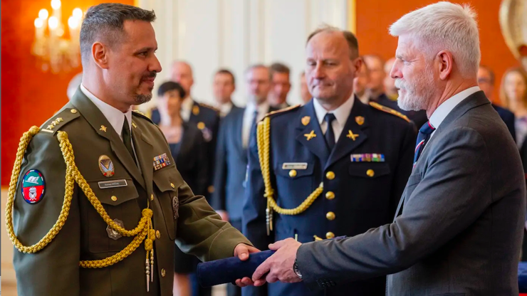Roman Hyťha a prezident Petr Pavel.